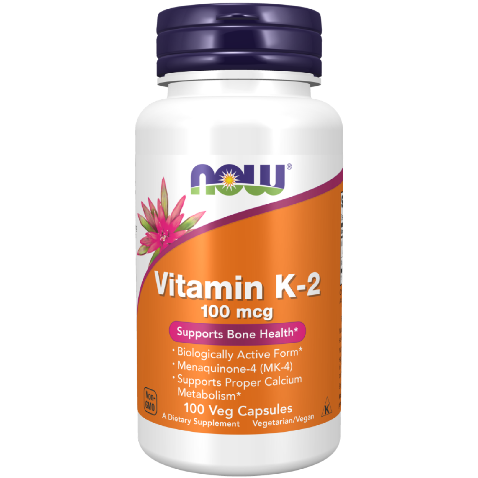 Now Vitamin K2 100mcg Caps 100's